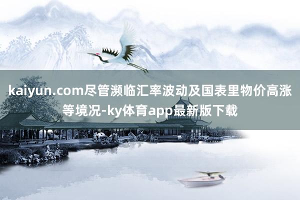 kaiyun.com尽管濒临汇率波动及国表里物价高涨等境况-ky体育app最新版下载